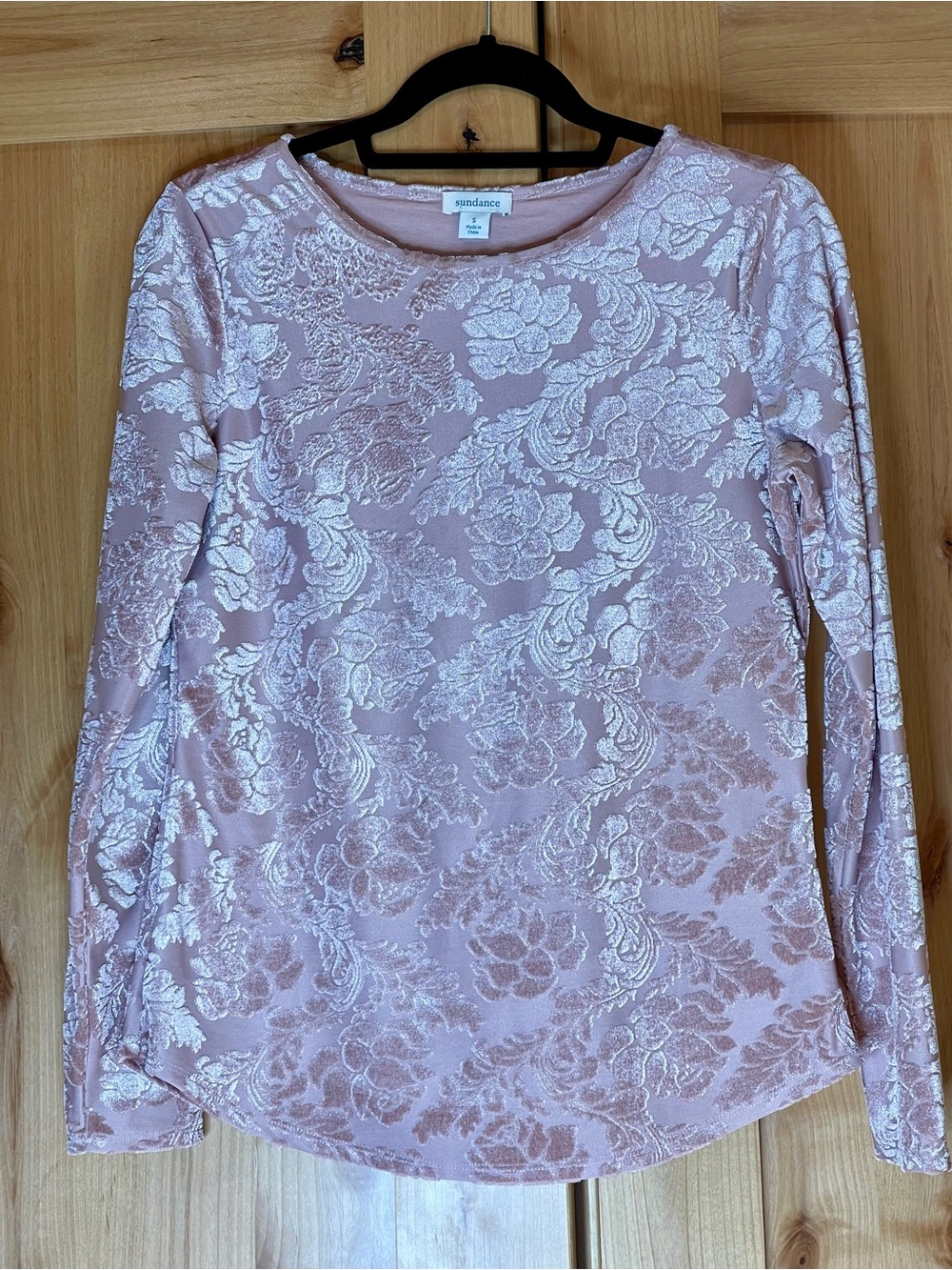 Sundance burnout velvet blouse